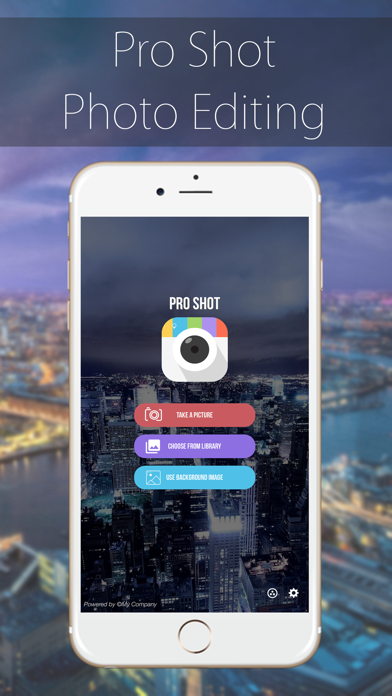 Screenshot #1 pour Pro Shot Photo Editor - Custom Text, Filters, Effects, Stickers, and More