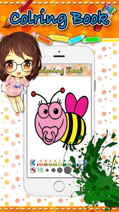 Screenshot #2 pour animal cartoon coloring book pour les enfants 4