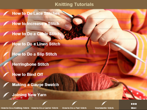 Screenshot #5 pour Knitting For Beginners - Learn How to Knit with Easy Knitting Instructions