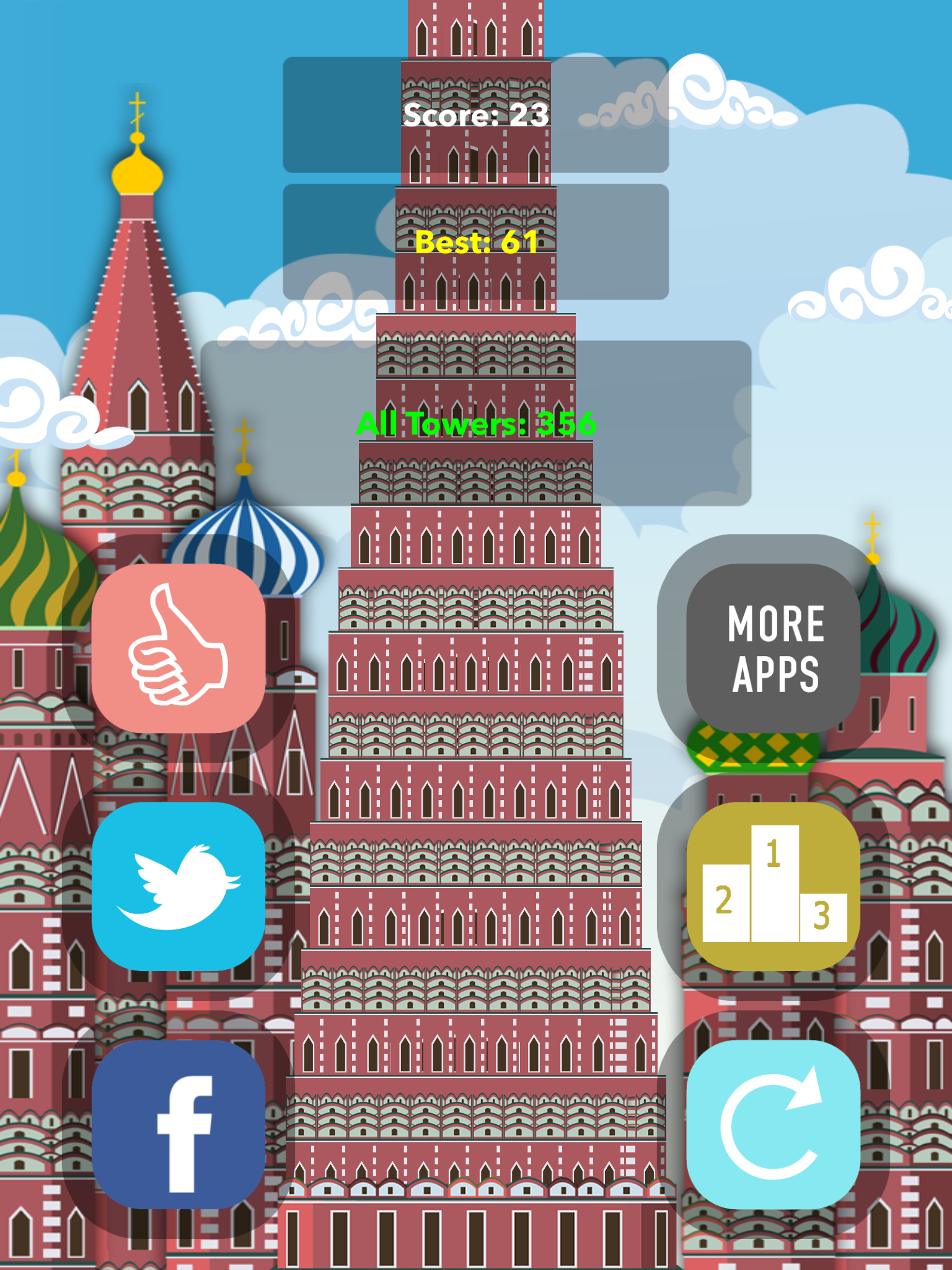 Big Towers - build the tallest tower
