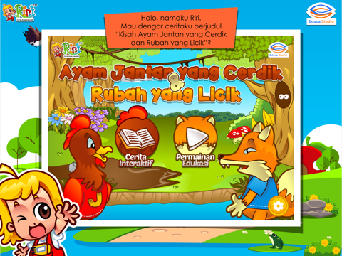 Screenshot #4 pour Ayam Jantan dan Rubah Licik - Cerita Anak Interaktif