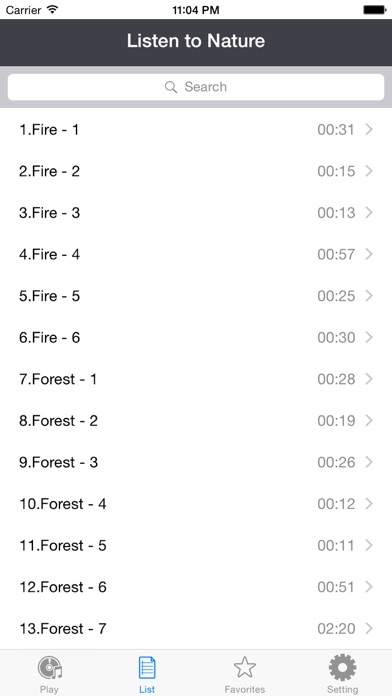 Screenshot #3 pour Listen to Nature - Natural Sounds,Meditation,Relaxation,Hypnosis,Sleep Music