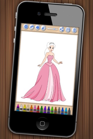 Cenicienta para pintar – Libro para colorear princesas - Premium screenshot 2