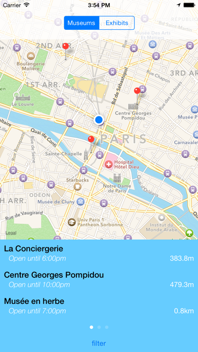 Paris Museums screenshot 1