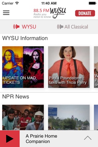 WYSU Public Radio App screenshot 2