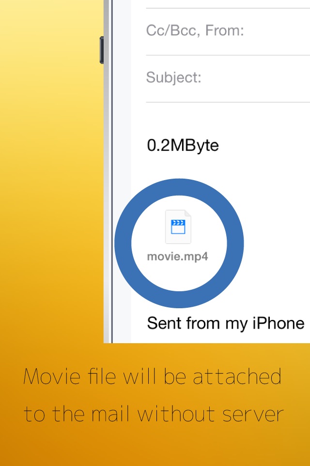 Movie Convert Mail - send movies to various devices screenshot 2