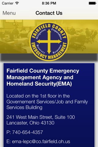 Fairfield County EMA, Ohio screenshot 4