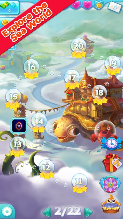 Marine Adventure -- Collect and Match 3 Fish Puzzle Game for TANGO