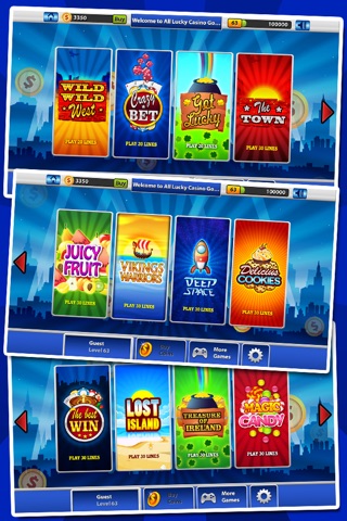 `Lucky Gold Coin Jackpot Casino 777 Slots - Slot Machine with Blackjack, Solitaire, Bonus Prizewheel screenshot 3