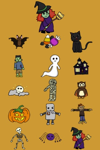 Happy Halloween Box - Kids Halloween Card Puzzle screenshot 2