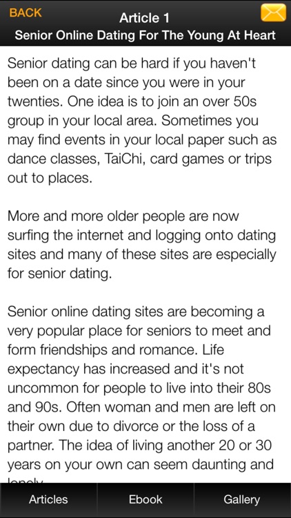 Online Senior Dating Guide - Learn How to Find Your Soulmate Now screenshot-3