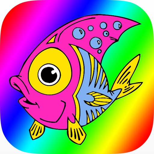 Sea Animals Coloring Book for Kids icon