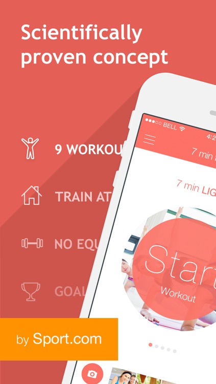 7 minute workouts: bodyweight training & high intensity exercises