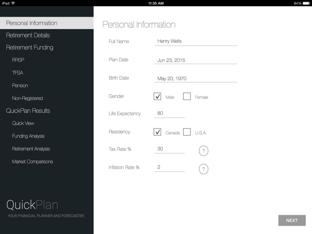 QuickPlan - Retirement Planning Calculator, Financial Foreca(圖1)-速報App