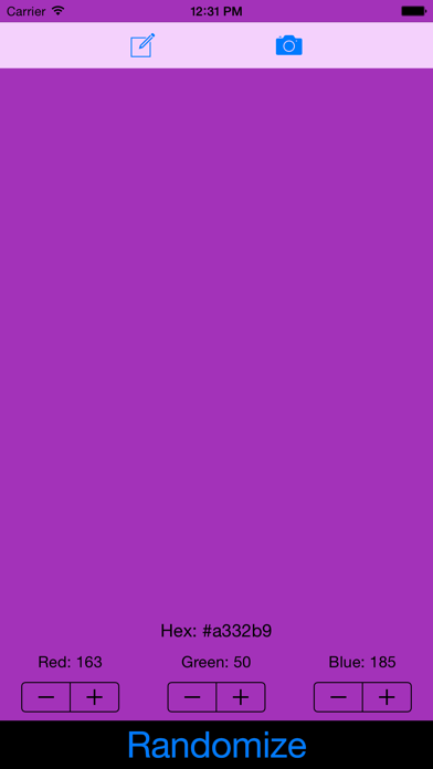 Random Color Finder iPhone screenshot 3 - Utilities app