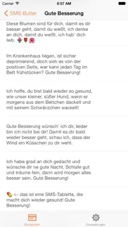 sms butler - die besten sms nachrichten iphone bildschirmfoto 2