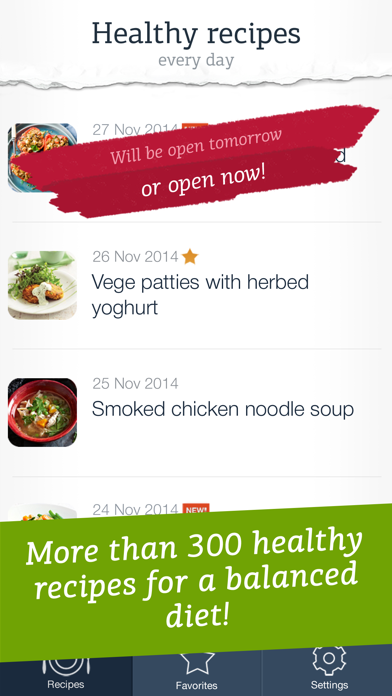 Healthy Recipes - quick and easy meals for a well-balanced diet Screenshot