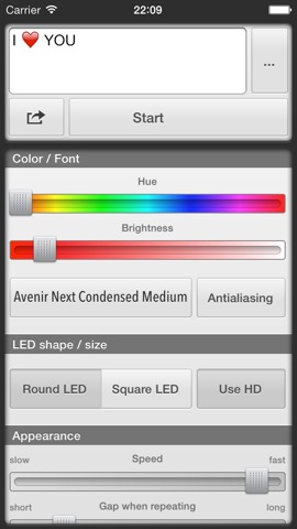 LEDme, the LED Banner for iPhone, iPad and iPod Touchのおすすめ画像3