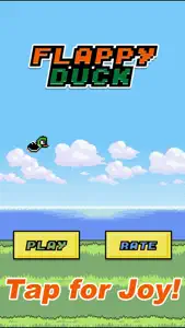 Flappy Duck - Fly Home screenshot #1 for iPhone