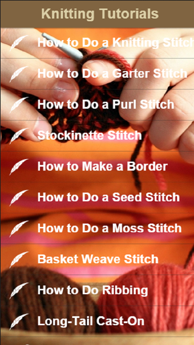 Knitting For Beginners - Learn How to Knit with Easy Knitting Instructionsのおすすめ画像1