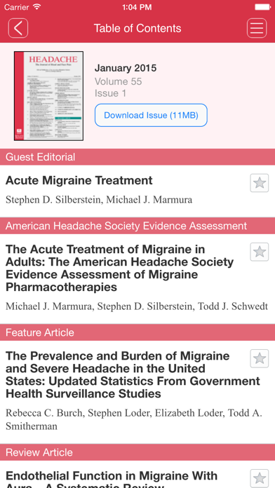 How to cancel & delete Headache:The Journal of Head and Face Pain from iphone & ipad 1