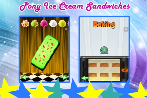 Pony Ice Cream Food Maker - Frozen Treats For Little Girl screenshot 3