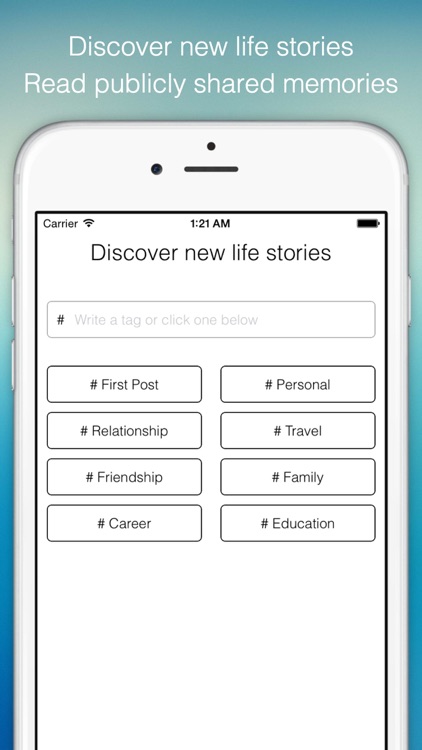 Histofme - Write micro journals and diaries