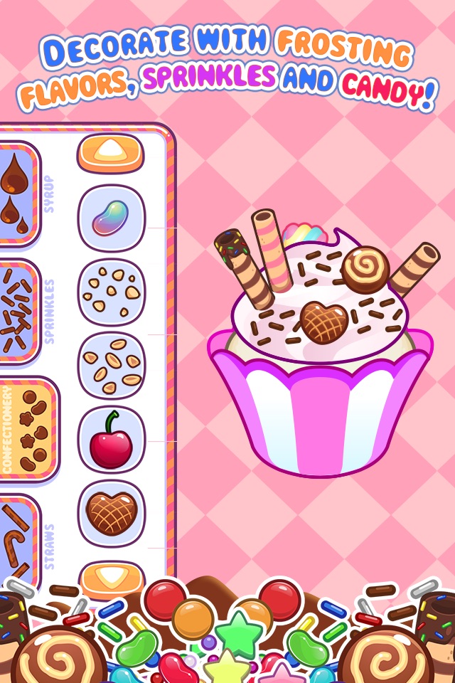 My Cupcake Maker - Create, Decorate and Eat Sweet Cupcakes screenshot 3
