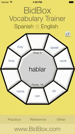 Game screenshot Spanish Vocabulary Trainer apk
