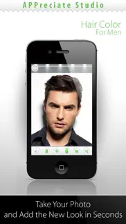 hair color for men – real hairstyles iphone screenshot 2