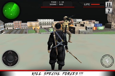 City Ninja Assassin Warrior 3D screenshot 3