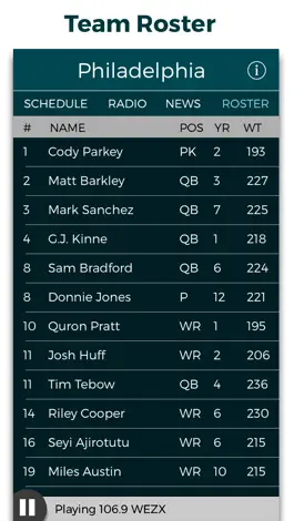 Game screenshot Philadelphia Football Radio & Live Scores hack
