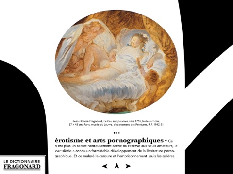 Fragonard amoureux – Le dictionnaire de l’exposition du musée du Luxembourg, Paris. screenshot 2