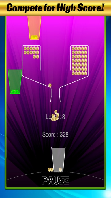 Screenshot #2 pour Gold Coin Coupe Dropper Puzzle Challenged Jeux Gratuits