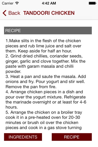 Hot Indian Recipes screenshot 3