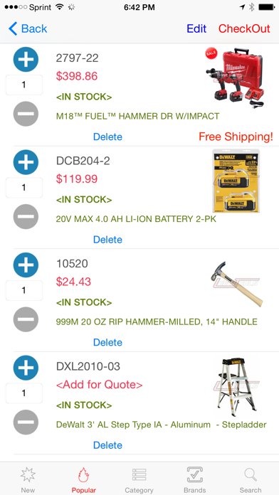 Screenshot #3 pour Lee's Tools Catalog Shopping