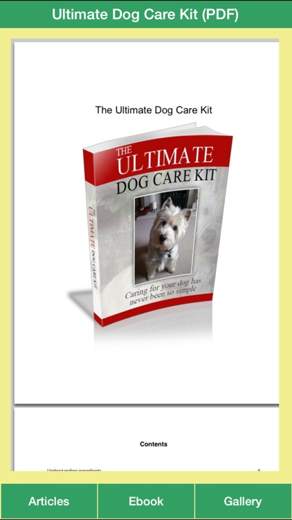 Dog Health Guide - Have a Healthy Dog and Happy Life for Your Dog!