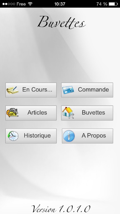 Buvettes Gestion des Comptes