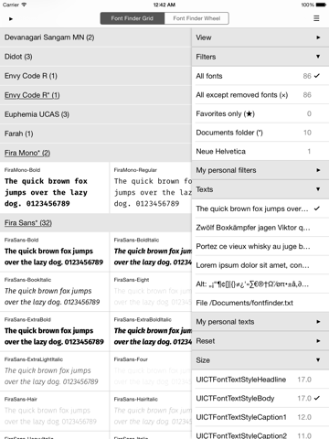 Screenshot #6 pour Font­ Finder