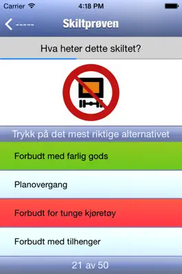 Game screenshot Trafikkskilt - Veiskilt hack