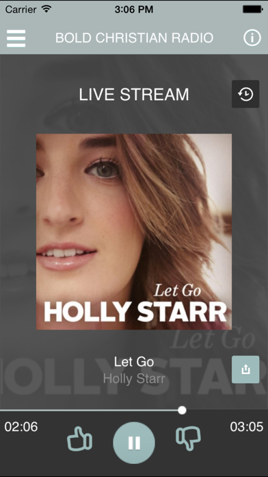 KBLD 91.7 BOLD Christian Radio iPhone screenshot 1 - Music app