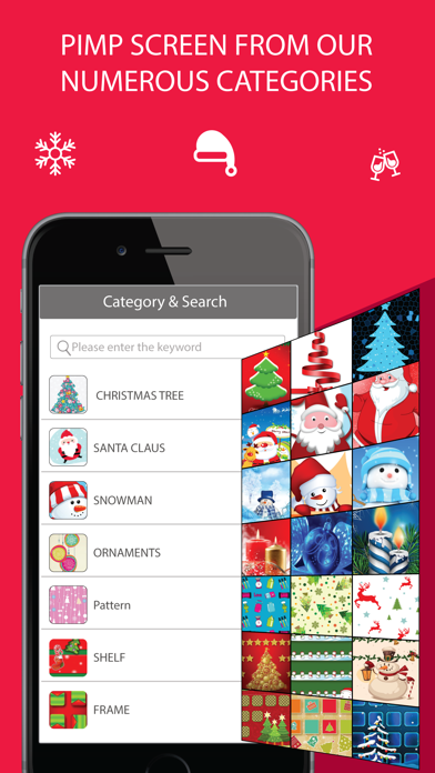 Christmas Wallpaper ® - Beautiful HD Xmas, santa claus, ornaments, design, themes, frames, shelves & backgroundsのおすすめ画像2