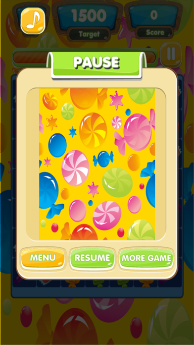 Screenshot #2 pour Taffy Doux Gummy Match 3 Lien Mania Jeu gratuit