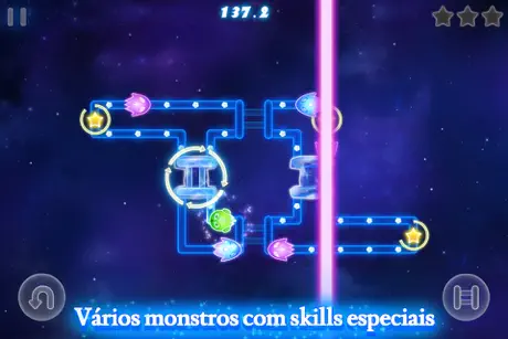 Glow Monsters: labirinto jogo