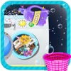 Kids Laundry Washing - Clean up and clothes wash game