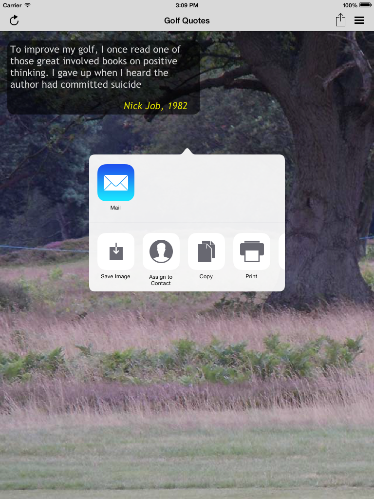 Golf Quotes screenshot 6