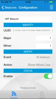 NRF Beacons iphone bilder 1