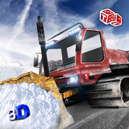 Snow Plow Excavator Sim 3D - Heavy Truck & Crane Rescue Operation for Road Cleaning icon