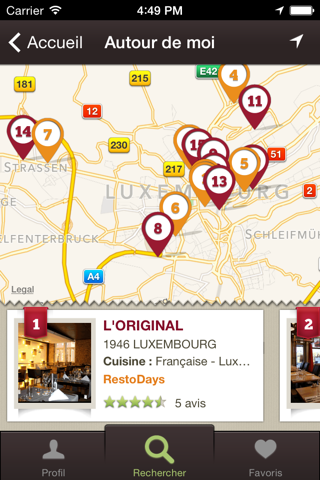 Resto.lu screenshot 2