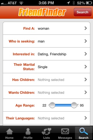 All Friendfinder screenshot 2